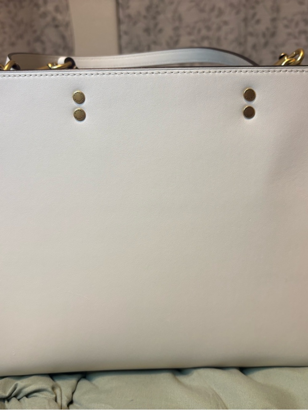 Coach 1941 Rogue 30 Chalk White Glovetanned Leather Satchel Bag - Picture 3 of 16